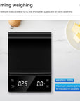 3kg/0.1g Coffee Scale with Timer Kitchen Tools
