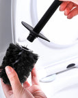 Toilet Bowl Brush Holder Set: Design with Holder for Deep Cleaning