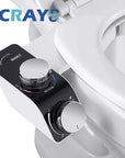 Bidet Toilet Seat Attachment Non-Electric Self-Cleaning
