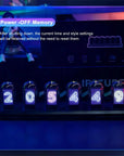 Nixie Tube Clock Night Light IPS RGB Glow Color App