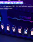 Nixie Tube Clock Night Light IPS RGB Glow Color App