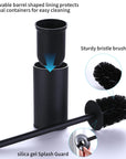 Toilet Bowl Brush Holder Set: Design with Holder for Deep Cleaning