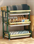 Kitchen storage rack, bowl and dish storage rack