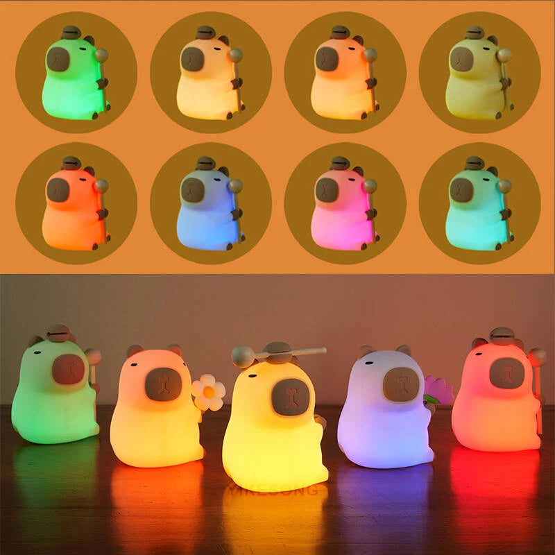 LED Night Lights for Children Bedroom Cute Animal