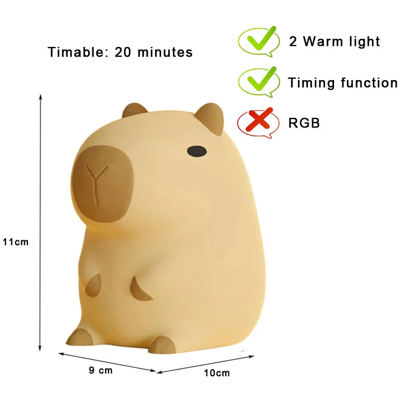 LED Night Lights for Children Bedroom Cute Animal