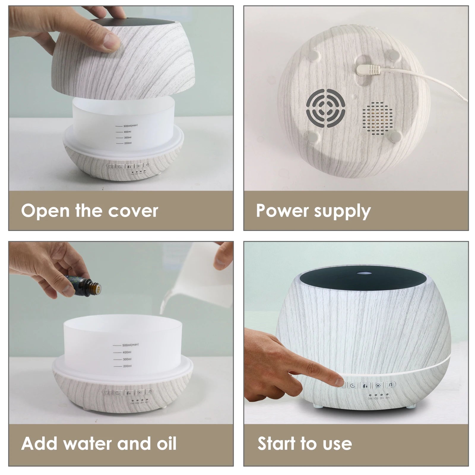Tuya Smart WiFi Humidifier Aromatherapy Essential Oil Diffuser
