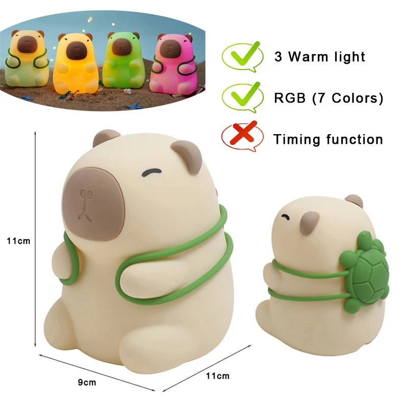LED Night Lights for Children Bedroom Cute Animal