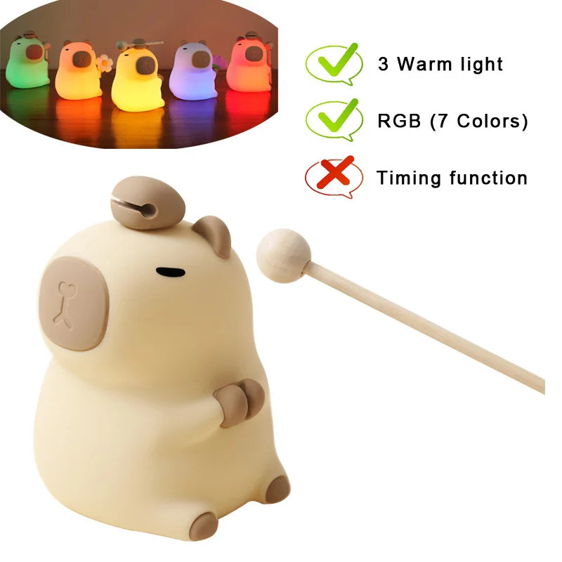 LED Night Lights for Children Bedroom Cute Animal