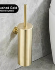 304 stainless steel toilet brush with base