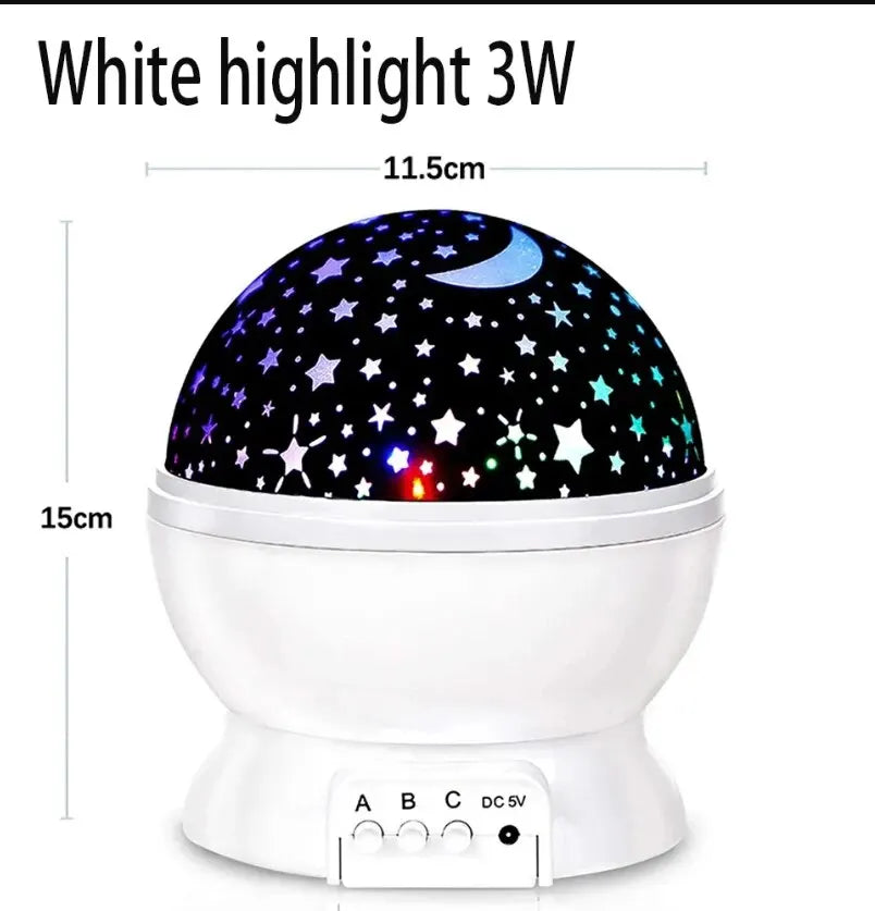 LED Starry Night Light Auto Rotating Pattern 500mA