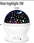 LED Starry Night Light Auto Rotating Pattern 500mA