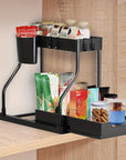 Multi-layer Pull-out Finishing Seasoning Household Kitchen Rack