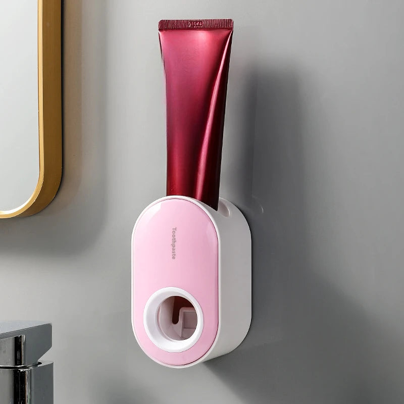 Automatic Toothpaste Dispenser – No Touch Wall Mounted Bathroom Organizer
