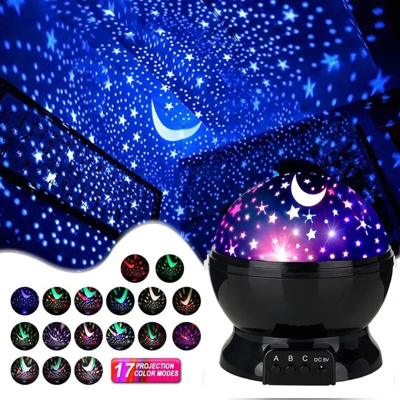 LED Starry Night Light Auto Rotating Pattern 500mA
