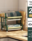 Kitchen storage rack, bowl and dish storage rack