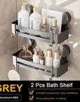 Bathroom Shelf for Shower Wall Mounted Shampoo Bottle Orangizer