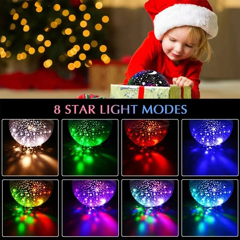 LED Starry Night Light Auto Rotating Pattern 500mA